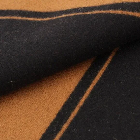 Hermes Cashmere Cles Do-h Scarf Brown Black
